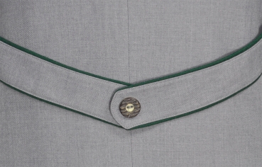 Schützenjacke "Quakenbrück" mit Rückengürtel, hellgrau