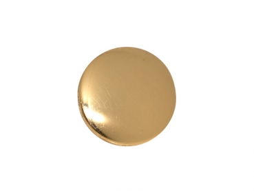 Knopf 16mm poliert, Metall