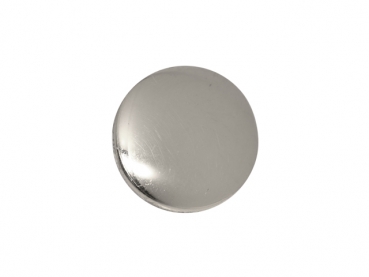 Knopf 16mm poliert, Metall