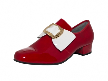 Prinzenschuh Lack mit Schnalle und Schleife