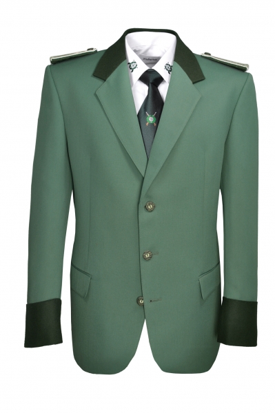 Schützenjacke "Albert" mit Rückengürtel, schützengrün