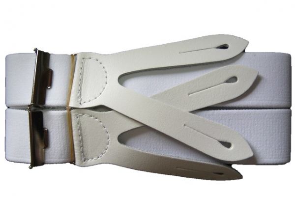 Hosenträger mit Lederenden, verschiedene Farben