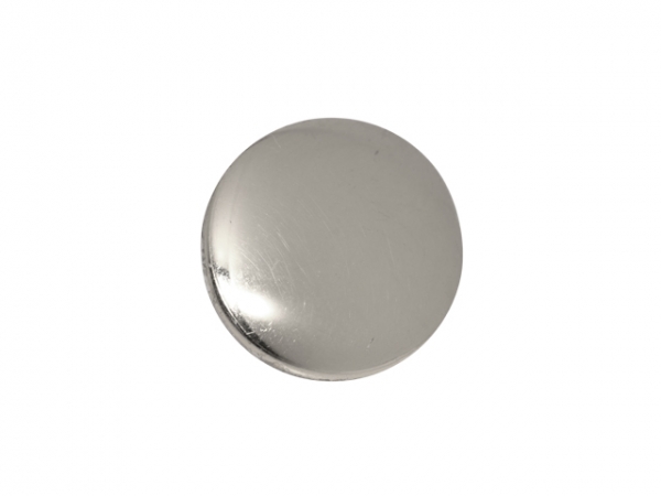 Knopf 16mm poliert, Metall