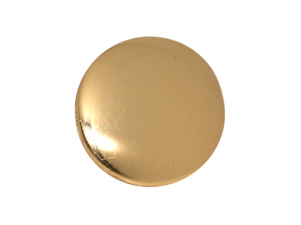Knopf 21mm poliert, Metall