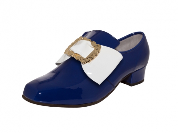 Prinzenschuh Lack mit Schnalle und Schleife